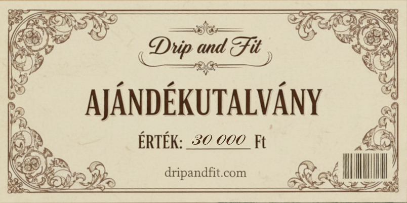Drip and Fit ajándékkártya